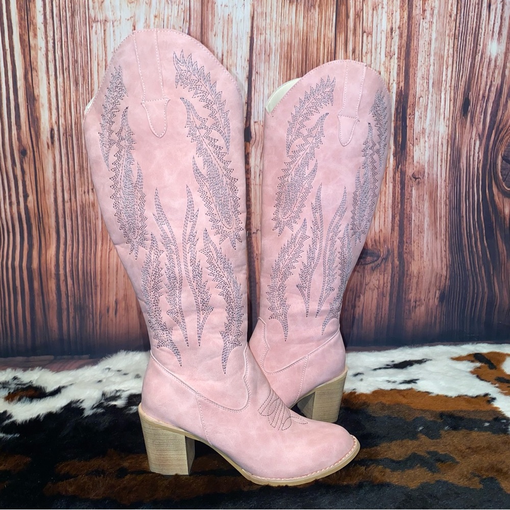 Pink Cowgirl Boots